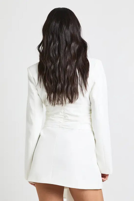 ობი წელის ქამრიანი პიჯაკი-კაბა