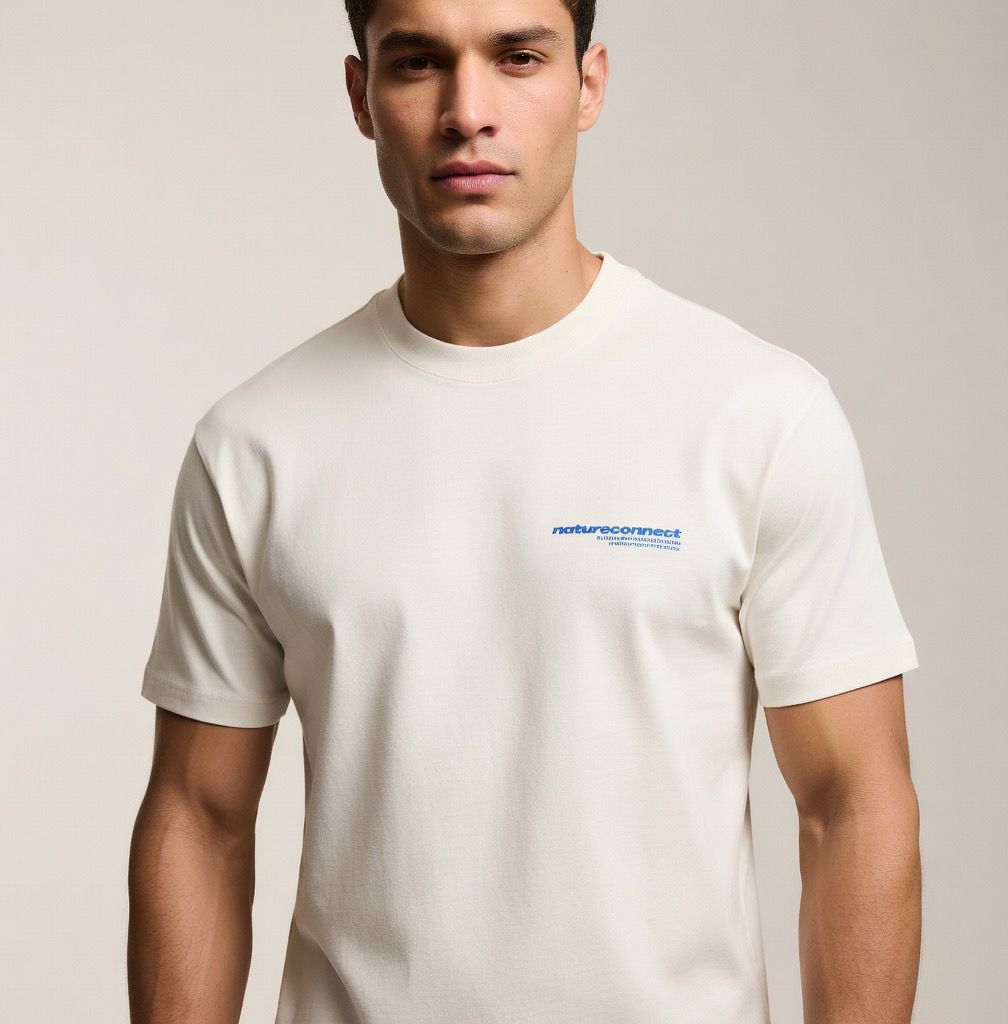 HM beige t-shirt