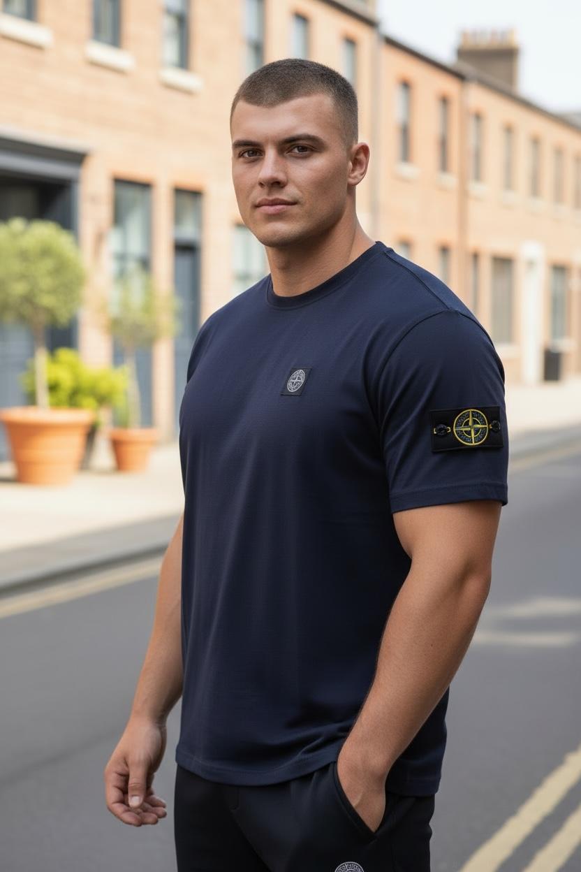 Stone Island-ის ლურჯი მაისური