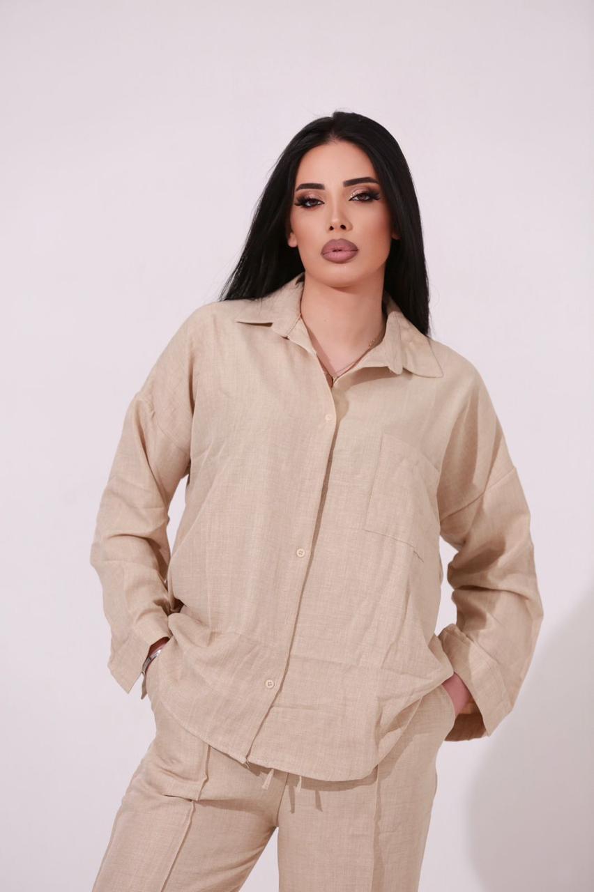 Beige two-piece set