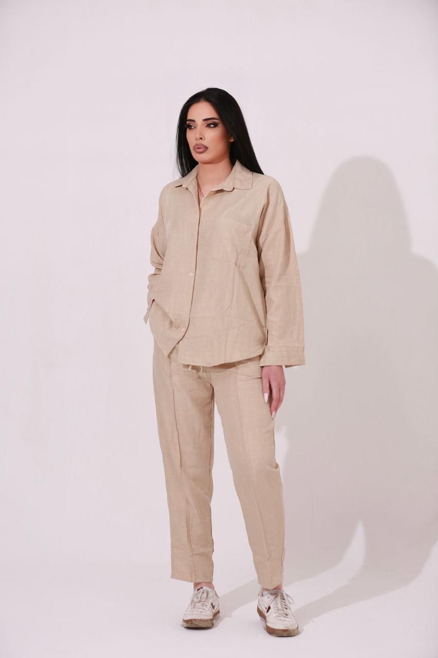 Beige two-piece set