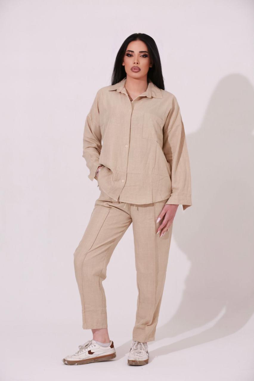 Beige two-piece set