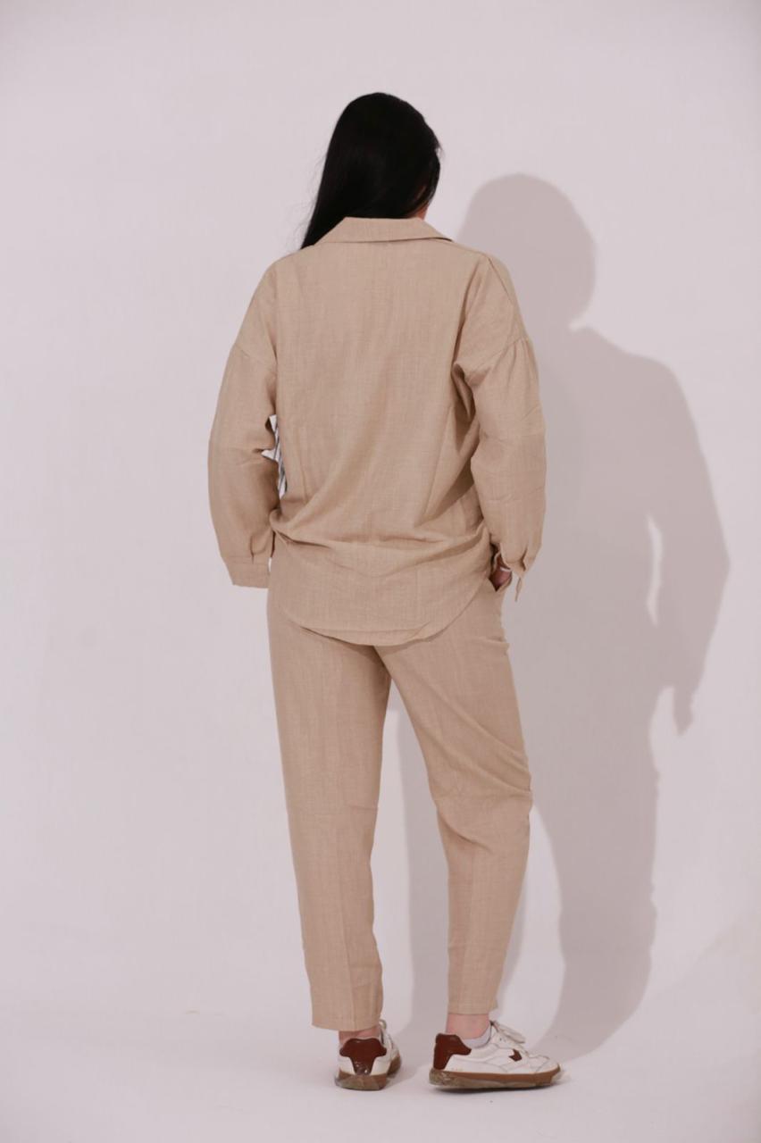 Beige two-piece set