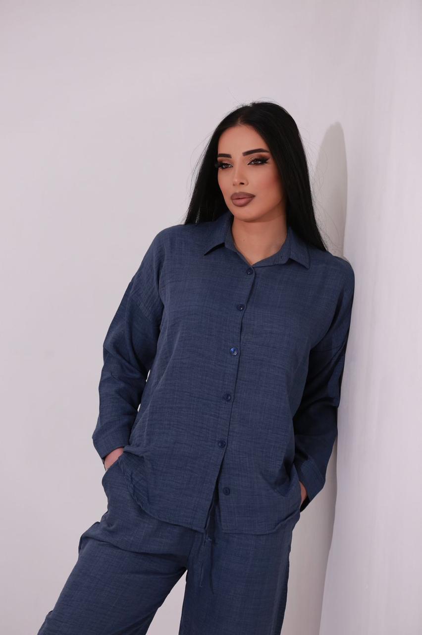Blue twin set