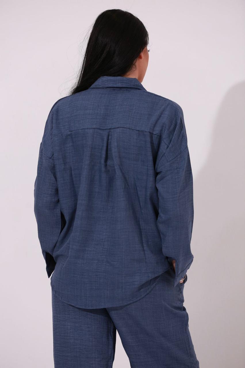 Blue twin set