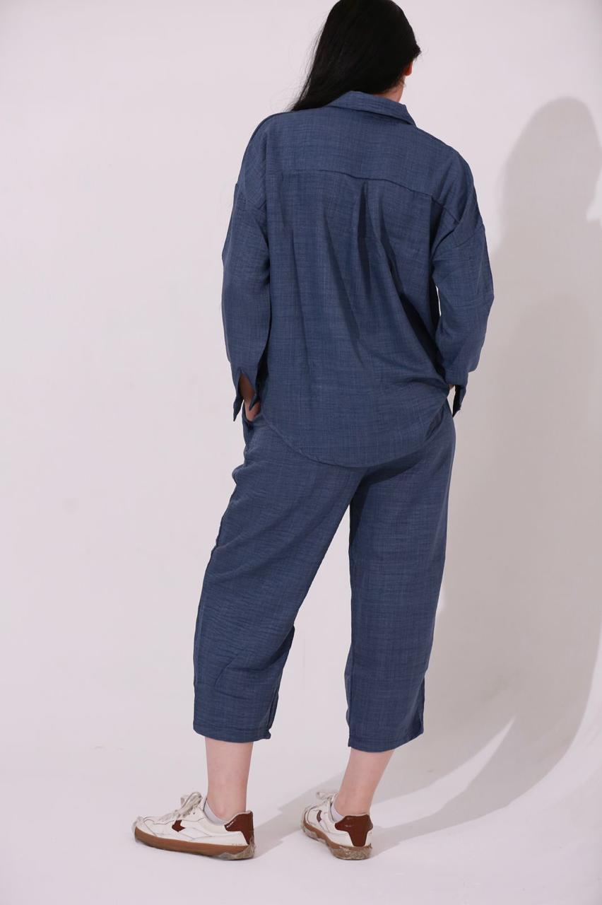 Blue twin set