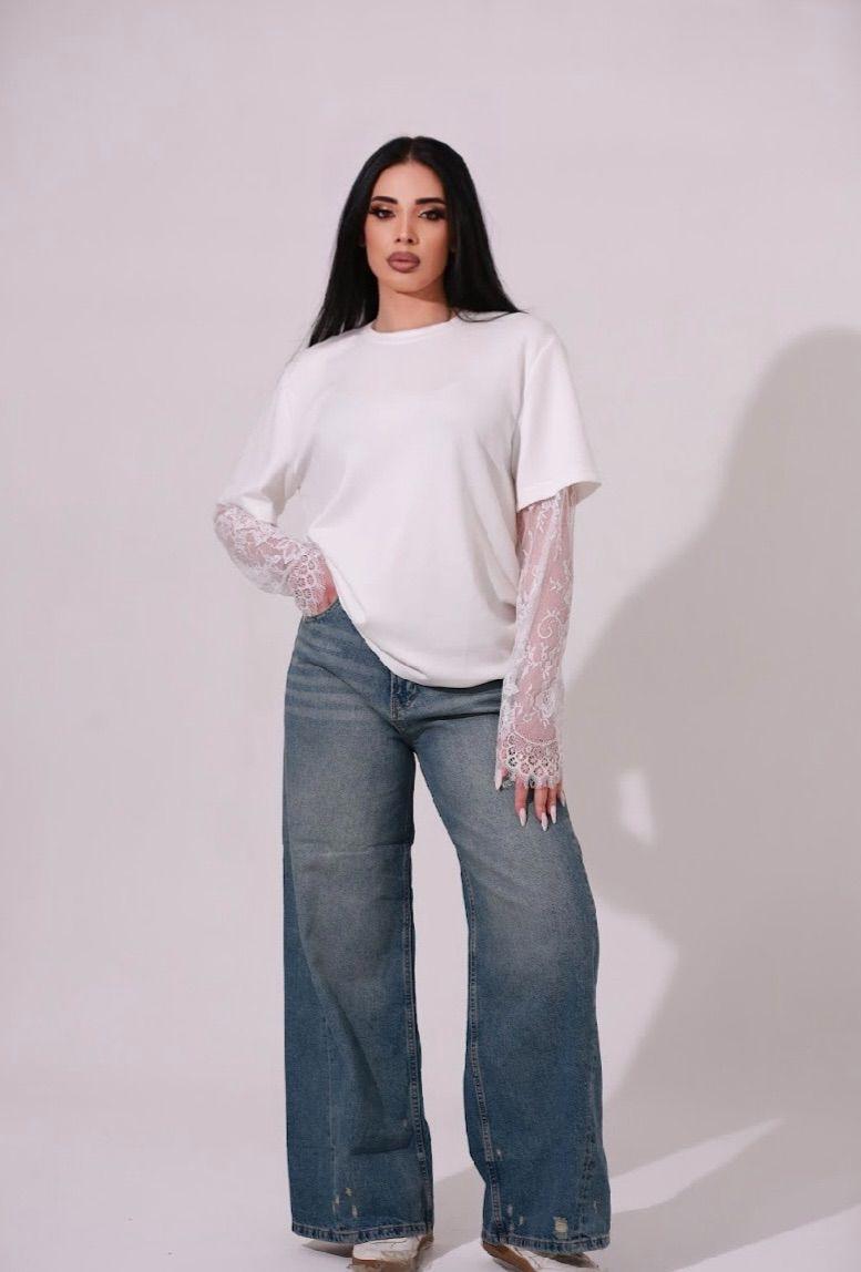 Faf denim trousers