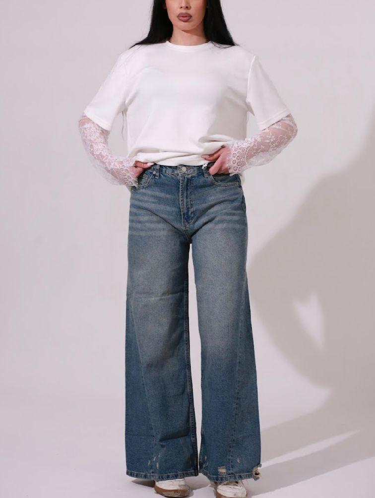 Faf denim trousers