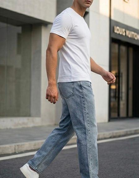 Men's denim trousers