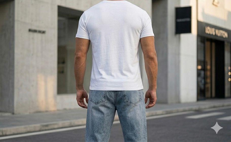 Men's denim trousers