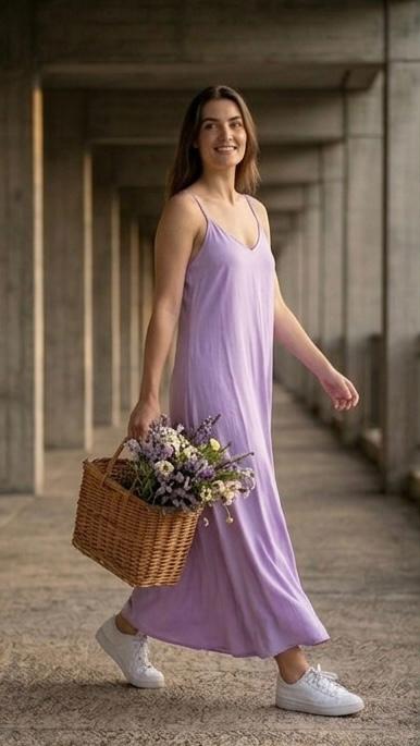 Purple dress