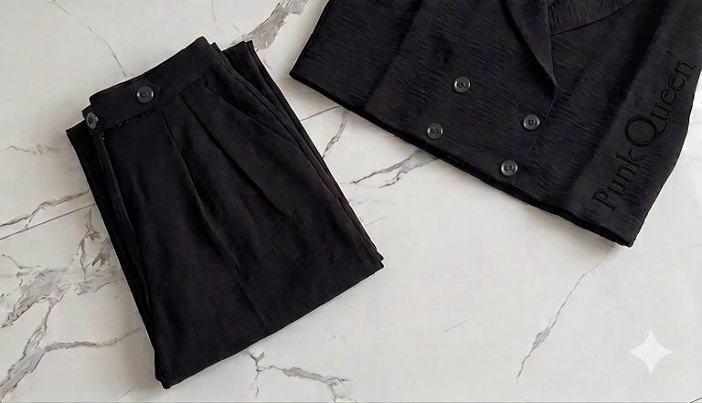 Black twinset