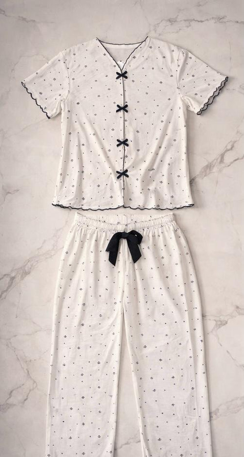 White pyjamas