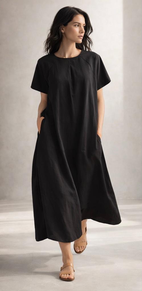 OOS oversized black dress