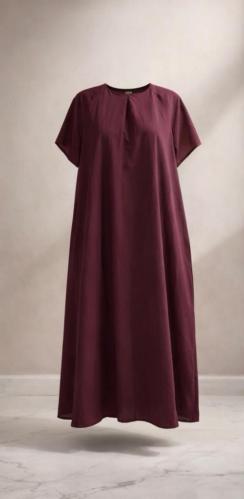 OOS oversized burgundy dress