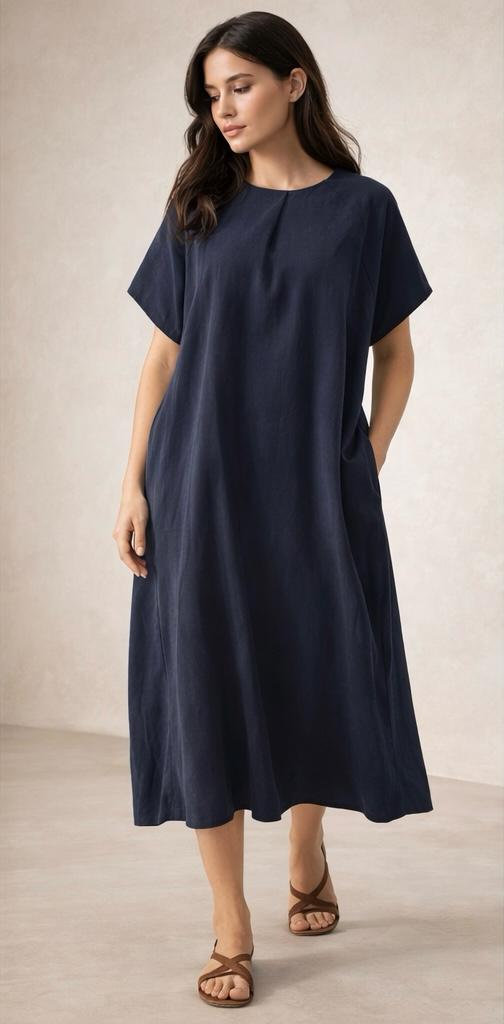 OOS oversized blue dress