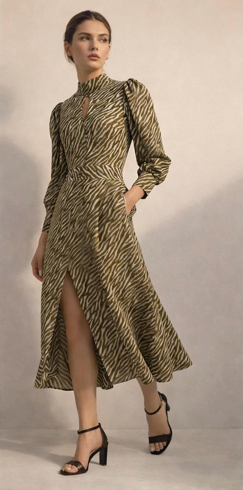 Khaki dress