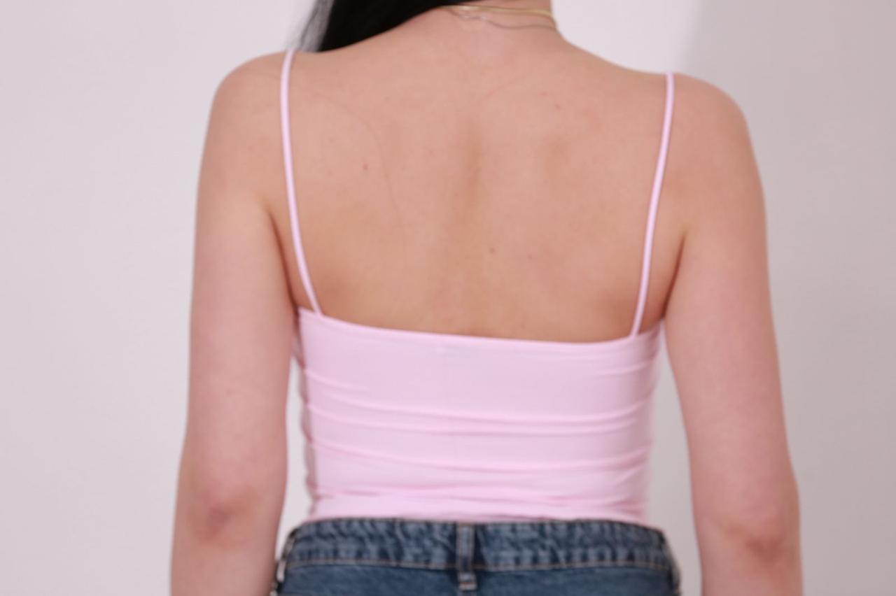 Bershka pink top